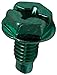 Gardner Bender GGS-1032HC Hex-Head Ground Screw, 10-32 x 3/8 inch, 100 Pk, Green