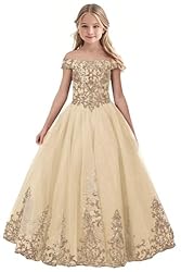Tulle Flower Girl Dress for Wedding Sparkly