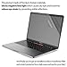 Homy Screen Protector [2-Pack] for MacBook Pro 15 inch Touch Bar 2016-2019: 1x Matte, 1x Glare. Bonus: Ultra-Thin TPU Keyboard Cover (Skinny). Premium Laptop Kit 15inch Apple A1707, A1990. Reduce UV.