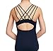 Arshiner Kids Girl Back Hollow Slim Dancing Ballet Camisole Tank Leotard,Black,Size 160