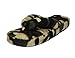 Onmygogo Camouflage Flannel Fleece House Flip Flop Thong Slippers for Men (Men size 10-11, Dark Green Camo)