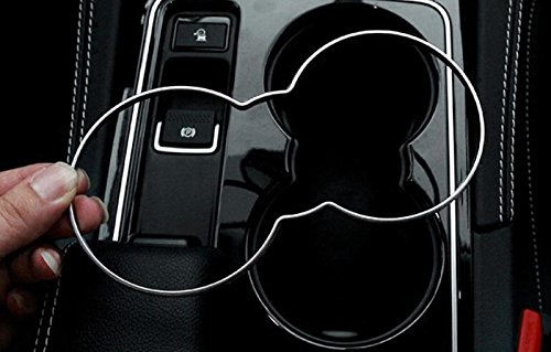 Interior Accessories Water Cup Cover Trim Matte For Jaguar XE X760 2015 2016 - Thumbnail 2