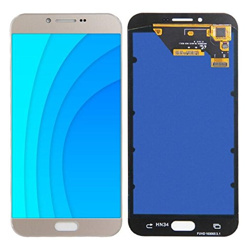 LCD Replacement Touch Screen Digitizer & LCD Display Assembly for Samsung Galaxy A8 2015 A8000 A800 A800F with Repair Tools (Gold+Tools)