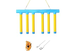 asfanst Reflective Drop Stick Challenge Game, Hand Eye Coordination Reflex Training Toy, 3 Adjustable Speed Modes, Catching Sticks Game for All Ages (Blue)