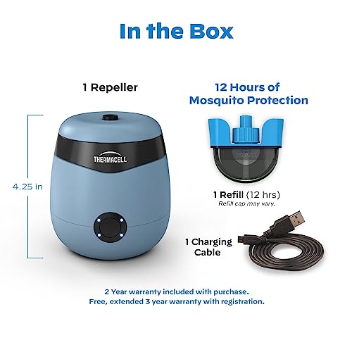 Thermacell E55 ESeries Rechargeable Mosquito Repeller with 20