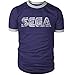 Sega Vintage Logo Ringer Shirt Navy