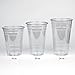 Fit Meal Prep 50 Pack 20 oz Clear Plastic Cups with Flat Lids, Disposable Iced Coffee Cups, BPA Free Premium Crystal Smoothie Cup for Party, Lemonade Stand, Cold Drinks, Juice, Milkshake