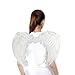 AISHN Angel Wings Feather Cosplay Halloween Party Costumes for Kids Adults Women White