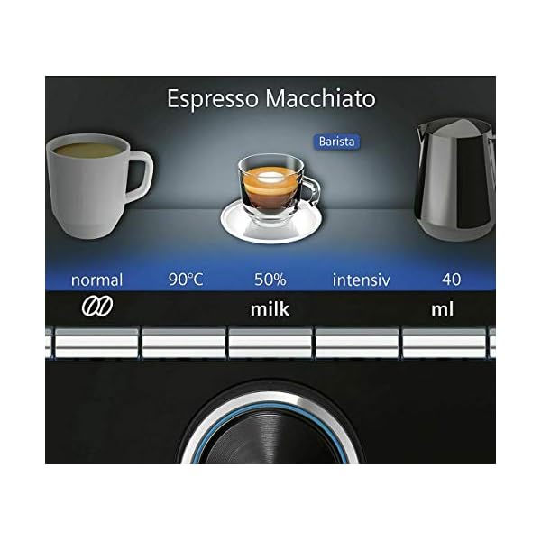 Siemens Kaffeevollautomat EQ.9 plus connect S500 TI9555X9DE, Schwarz, 1500 W – Bild 5