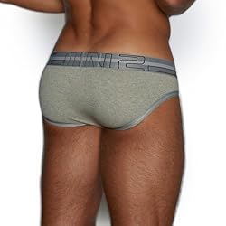 C-IN2 Zen Low Rise Brief-Grant Gray Heather-L