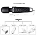 Bussba Personal Cordless Handheld Wand Massager Powerful Quiet Magic Rechargeable Wireless Waterproof Multi-Function Massager-Mini for Therapeutic Foot Scalp Back Waist Neck Muscle Aches Giftsthumb 3