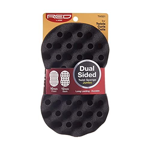 Red by Kiss Dual Sided Twist Sponge Jumbo Hair Brush