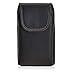 Turtleback Belt Case Made for Samsung Galaxy S5 Fits w/OB Defender or Bulky Cases, Black Vertical Holster Leather Pouch with Heavy Duty Rotating Ratcheting Belt Clip