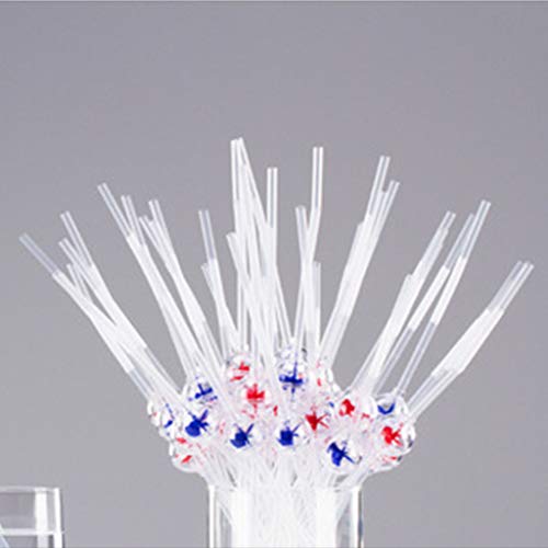 Karooch Windmill Shape Transparent Drink Straw Retractable Curved Drink DIY Art Extended Hard Straw for Cocktail Party Sweet Shop Beverage Shop Decoration