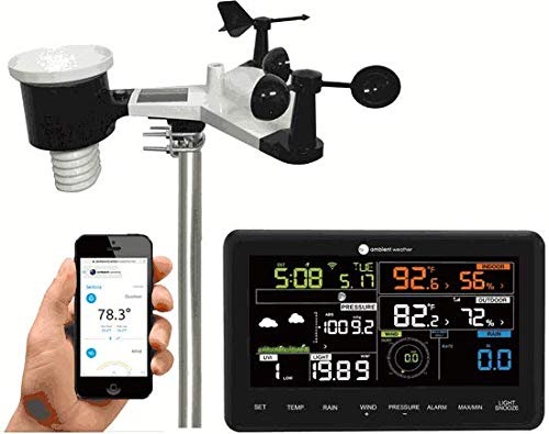 Ambient Weather WS-2902A Smart WiFi Weather Station with Remote Monitoring and Alerts