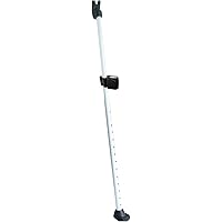 SECURITYMAN 2-in-1 Door Security Bar with Alarm & Sliding Door Stopper Security Bar with 120db Loud Siren - Rugged Iron Rated