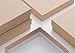 MESHA 16 Pcs Jewelry Boxes 3.5x3.5x1 Inches Kraft Square Cardboard Boxes Bracelet Boxes with Cotton Filled