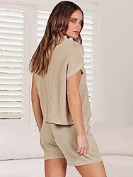 ANRABESS Two 2 Piece Outfits Womens 2024 Spring