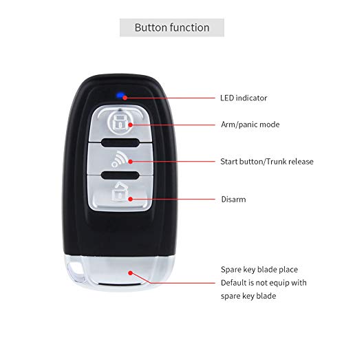 EASYGUARD EC003N-P4 PKE Car Antitheft Alarm System with Keyless