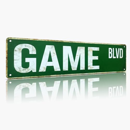 GAME BLVD Street Sign