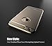 iPhone 6 Plus Case, Anole Ultra-Thin 3 in 1 Anti-Scratch Fingerprint Shockproof Resist Cracking Electroplate Metal Texture Armor PC Hard Back Case Cover for Apple iPhone 6 Plus 5.5 Inch (Gold)