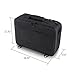 Hotrose Professhional Large Space Makeup Brush Bag - Cosmetic Artist Organizer Kit - Handle Shoulder Bag - Travel Box (Large)