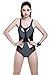 Super Modern Women's Plus-size Cover Belly Swimwear Sexy Swimsuit Sexy One piece Swimsuit Cross Hollow Out Splicing Design Swimsuit