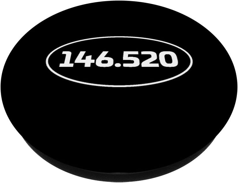 146.520 MHz 2m National Simplex Calling Frequency HAM Radio PopSockets PopGrip: Swappable Grip for Phones & Tablets - Image 3