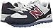 New Balance Men's 574S Sport Sneaker,navy/chili pepper,10.5 D US