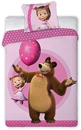 Masha and the Bear bedset 140x200 cm