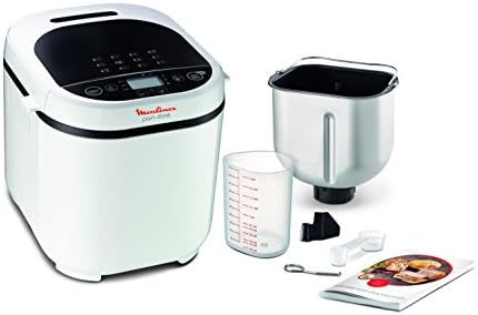 Moulinex OW210130 Machine à Pain 12 Programmes Plastique Blanc 31 x 29 x 29 cm - Cuisine A Vivre Moulinex OW210130 Machine à Pain 12 Programmes Plastique Blanc 31 x 29 x 29 cm