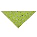 Insect Shield Repellant Dog Bandana for Protecting Dogs from Fleas, Ticks, and Mosquitoes, Dogs & Bones, Green, 19x19 Inch (Pack of 1) (IE9412 44)