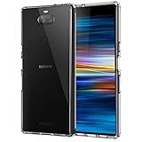 MoKo Compatible with Sony Xperia 10 Case, Anti-Scratch Slim Hard PC Backplate + TPU Bumper Shockproof Cellphone Shell Fit with Sony Xperia 10 Case 6 inch 2019 - Crystal Clear