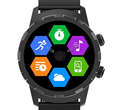 3Plus-Cruz-Hybrid-Smart-Watch-with-Heart-Rate-Monitor-Pedometer-Physical-Hands-Touch-Screen-for-AndroidiOS-in-Black