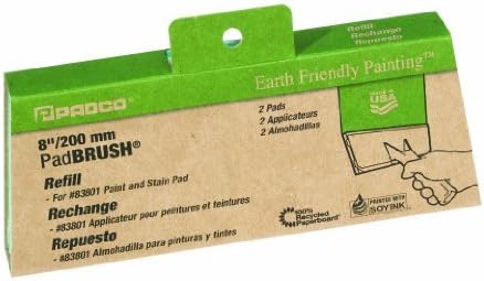 Padco 83807 Earth Friendly Painting 2 Pads Refill Pad Brush, 8-Inch by Padco