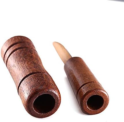 SHUBAO, *Outdoor Whistle Wood Duck Call Whistle Hunting decoy Brown Oak Wooden Whistle Drop Ship H