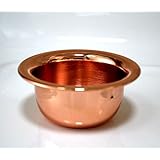 Charmman Rose Gold Durable Shave Soap Cup Shaving Lather Bowl Shining Stainless Steel Foam Mug for Shaving