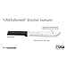Rada Cutlery Old Fashioned Butcher Knife – Stainless Steel Blade With Stainless Steel Black Resin Handle, 12-1/8 Inches