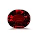 Mysticdrop 1.11-1.75 Cts of 8x6 mm AAA Oval Step Cut Mozambique Garnet (1 pc) Loose Gemstone