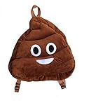 WEP Emoji Smily Poop Pillow Backpack Emoticon Cushion Pillow Stuffed Plush Toy Doll Pink Poop Face
