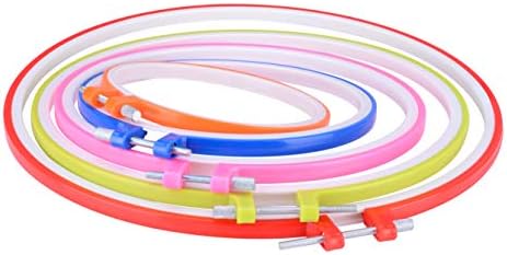 ZHAOER Plastic Embroidery Hoops Set 4.7 to 10.8 Inch