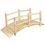 5 Foot Wooden Bridge - Solid Pine