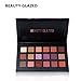 BEAUTY GLAZED Professional 18 Colors Eyes Makeup Easy To Wear Eyeshadow Natural Matte Shimmer Palette Long-lasting Eye Shadow