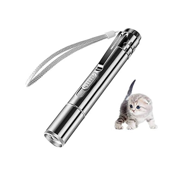 SUOXU-Cat-ToysLed-Pointer-Cat-Toys-Cat-Chaser-Toys-7-in-1-Function-Cats-Tracker-USB-RechargeableCat-Interactive-Toys-Wand-Pet-Cat-Catch-Single-Interactive-Exercise-Cat-Training-Tool SUOXU Cat Toys,Led Pointer Cat Toys,Cat Chaser Toys -7 in 1 Function Cats Tracker -USB Rechargeable,Cat Interactive Toys…
