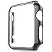 Hovisi Super Thin PC Plating Protective Bumper for Apple Watch Case 38mm (Black)