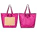 RoryTory 2 pack Various Colored Foldable Compact Nylon Shopping Travel Tote Bag