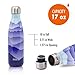 MIRA Stainless Steel Vacuum Insulated Water Bottle | Leak-Proof Triple Walled Cola Shape Bottle | Keeps Drinks Cold for 24 Hours & Hot for 12 Hours (BlueMountain, 25 oz)