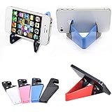 HILGAR Portable Lightweight Universal Multipurpose Foldable Bracket Mobile Phone Stand Grip Mount Holder for Home/Bed/Desk/Table for Smartphone and Tablet for Charging/Movie Watching/Video Recording