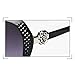 HuntGold 1X Lady Girl Popular Retro Carving Rose Flower Design Eyewear Glasses Sunglasses(bright black)