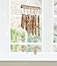 Inspirational Bamboo Wind Chime - Light Brown Indoor Outdoor Wooden Melody Bamboo Wind Bell Wind Chimes Large Home Outdoor 25